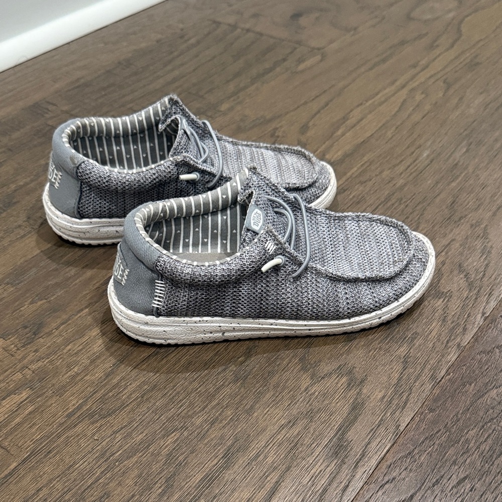 Hey Dude youth Charcoal Slip-On